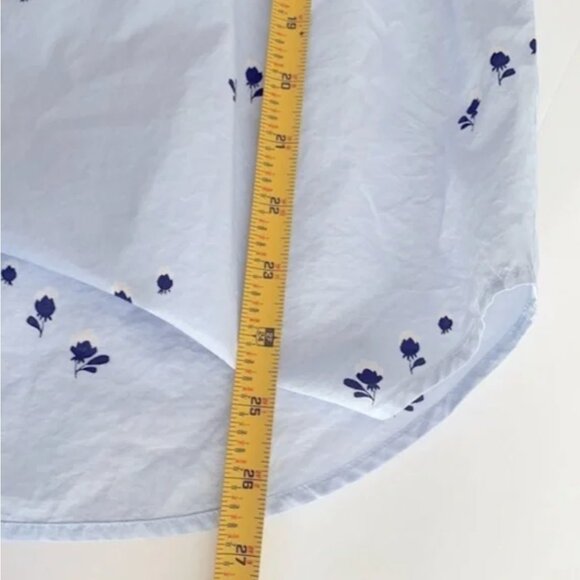 Ann Taylor Sleeveless V-Neck Button Down Blouse | Size Small | 100% Cotton EUC - Picture 9 of 9